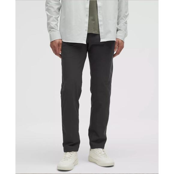 Lululemon Men’s Commission Classic-Fit Pant Gray Warpstreme Stretch W35 x L27.5 - Picture 1 of 12